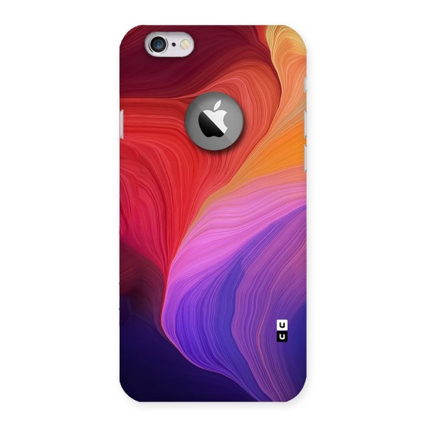 Modern Colors Mix Back Case for iPhone 6 Logo Cut