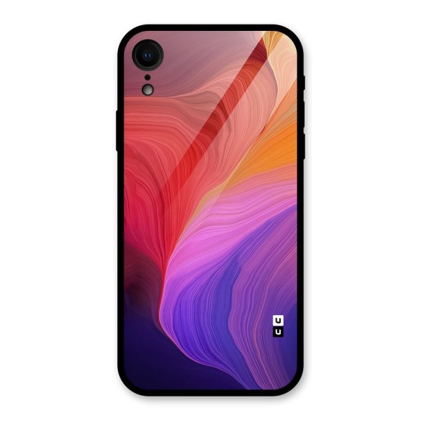 Modern Colors Mix Glass Back Case for iPhone XR