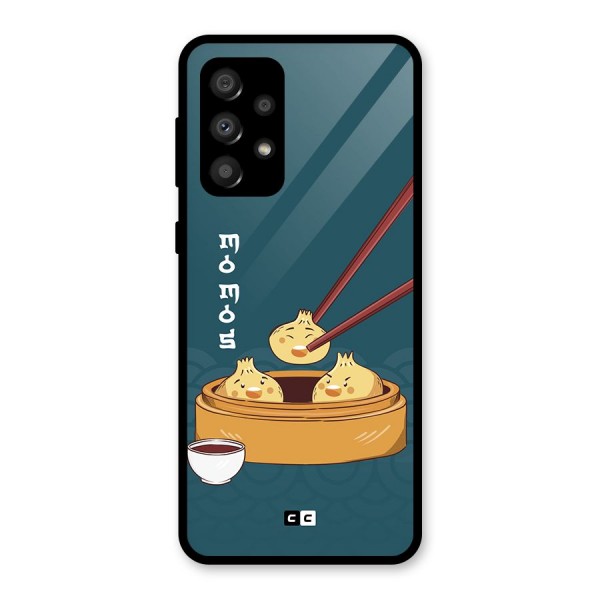 Momos Lover Glass Back Case for Galaxy A32