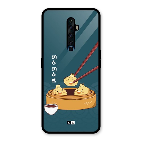 Momos Lover Glass Back Case for Oppo Reno2 F