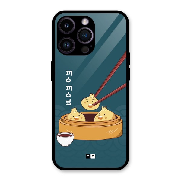 Momos Lover Glass Back Case for iPhone 14 Pro Max