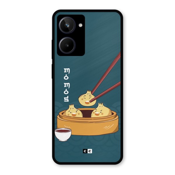 Momos Lover Metal Back Case for Realme 10