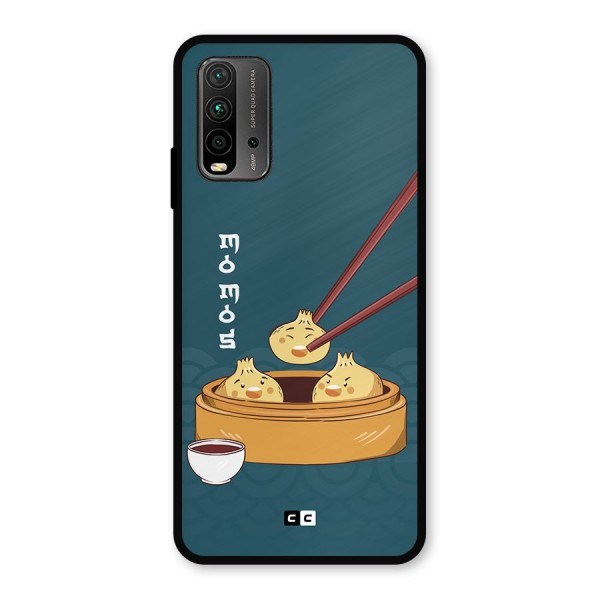 Momos Lover Metal Back Case for Redmi 9 Power