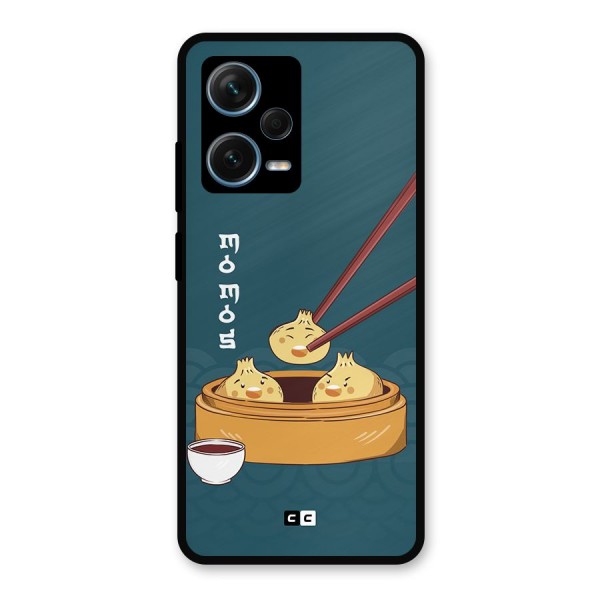 Momos Lover Metal Back Case for Redmi Note 12 Pro Plus 5G