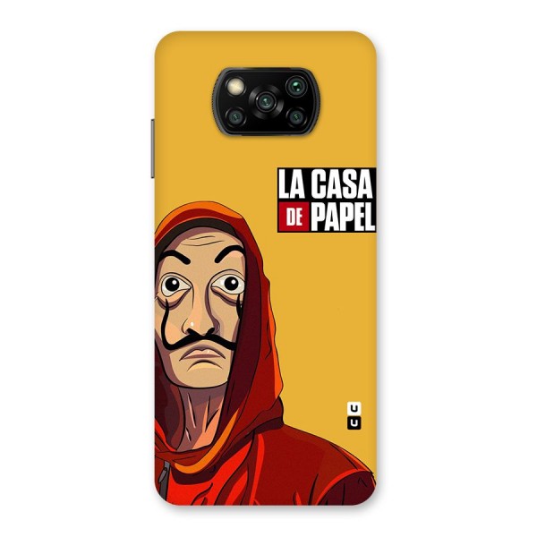 Money Heist La Casa De Papel Back Case for Poco X3