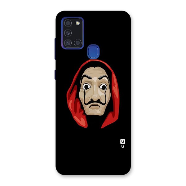 Money Heist Mask Back Case for Galaxy A21s