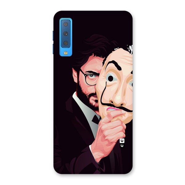 Money Heist Professor Art Back Case for Galaxy A7 (2018)