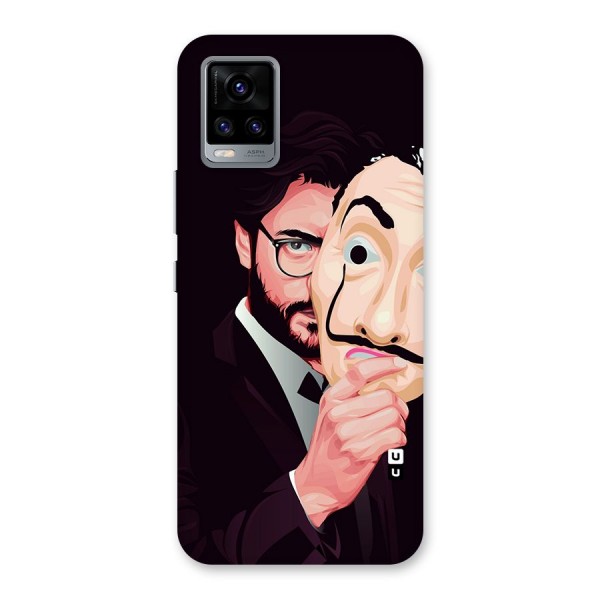 Money Heist Professor Art Back Case for Vivo V20