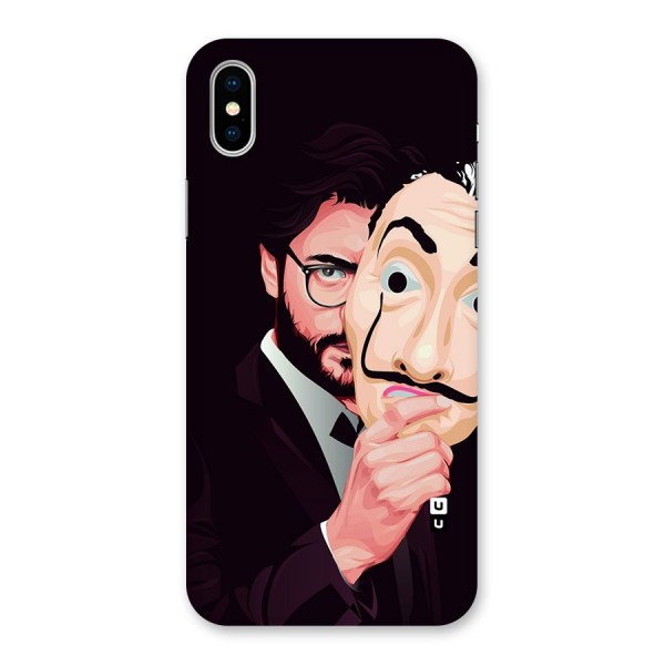 Money Heist Professor Art Back Case for iPhone X