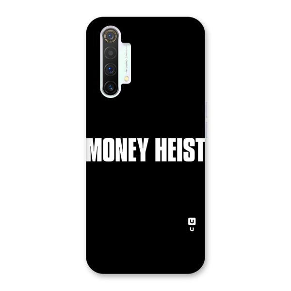Money Heist Typography Back Case for Realme X3