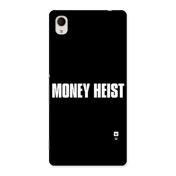 Money Heist Typography Back Case for Sony Xperia M4