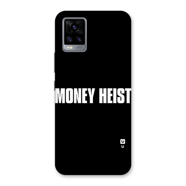 Money Heist Typography Back Case for Vivo V20