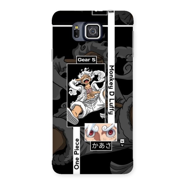 Monkey D luffy New Gear Back Case for Galaxy Alpha