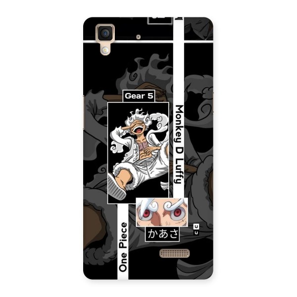 Monkey D luffy New Gear Back Case for Oppo R7