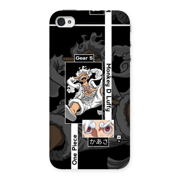Monkey D luffy New Gear Back Case for iPhone 4 4s