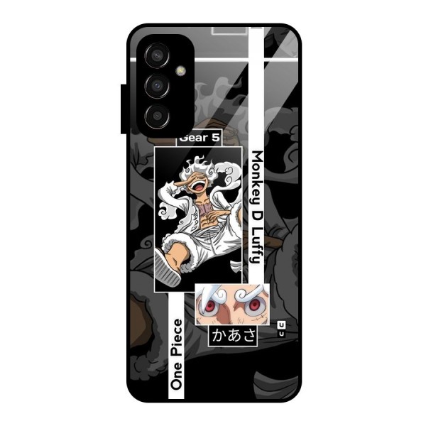 Monkey D luffy New Gear Glass Back Case for Galaxy F13