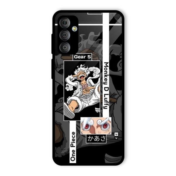 Monkey D luffy New Gear Glass Back Case for Galaxy F23
