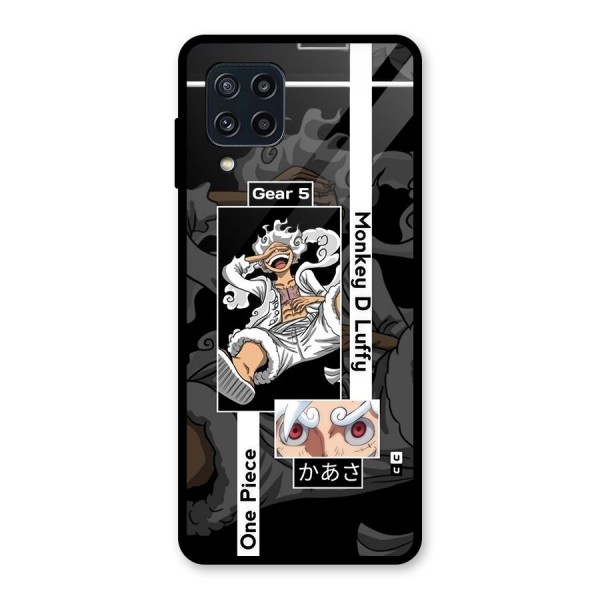 Monkey D luffy New Gear Glass Back Case for Galaxy M32
