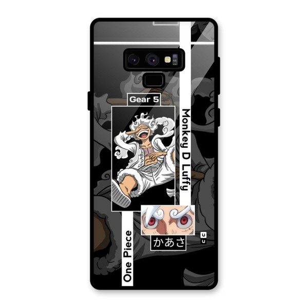 Monkey D luffy New Gear Glass Back Case for Galaxy Note 9