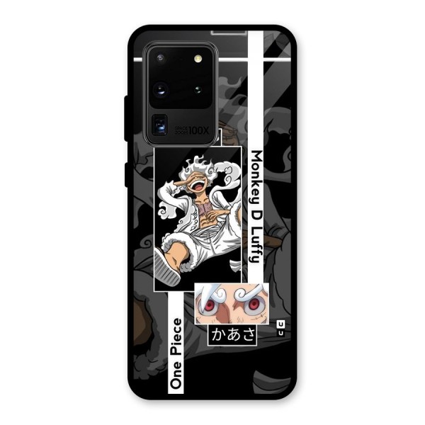 Monkey D luffy New Gear Glass Back Case for Galaxy S20 Ultra
