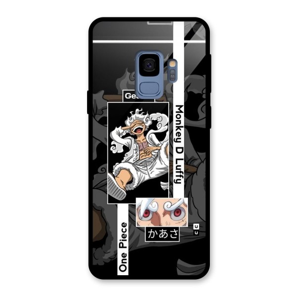 Monkey D luffy New Gear Glass Back Case for Galaxy S9