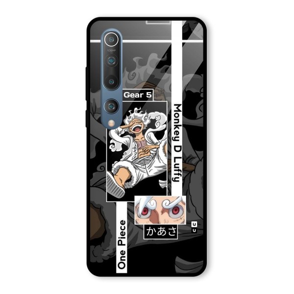 Monkey D luffy New Gear Glass Back Case for Mi 10