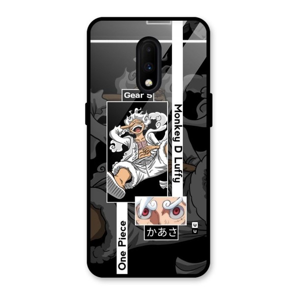 Monkey D luffy New Gear Glass Back Case for OnePlus 7