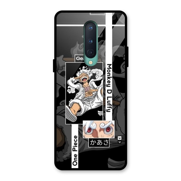 Monkey D luffy New Gear Glass Back Case for OnePlus 8