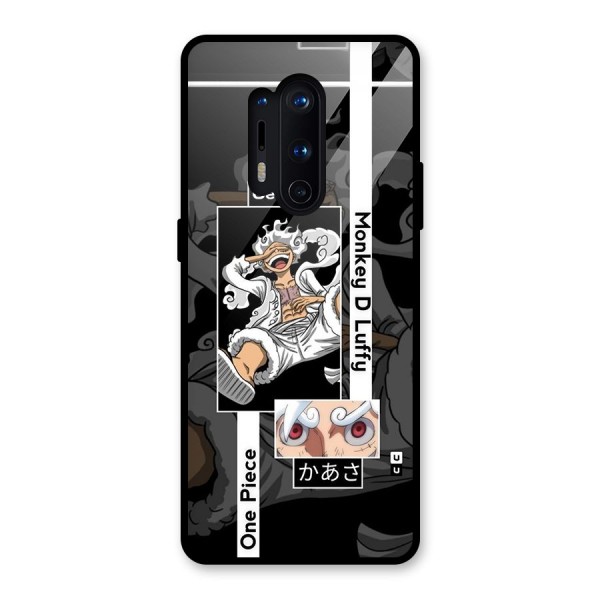 Monkey D luffy New Gear Glass Back Case for OnePlus 8 Pro