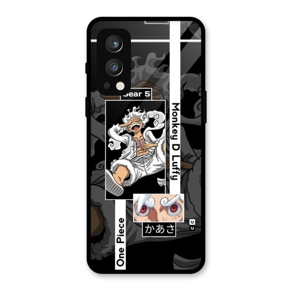 Monkey D luffy New Gear Glass Back Case for OnePlus Nord 2 5G
