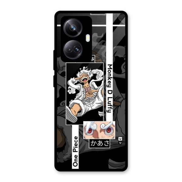 Monkey D luffy New Gear Glass Back Case for Realme 10 Pro Plus