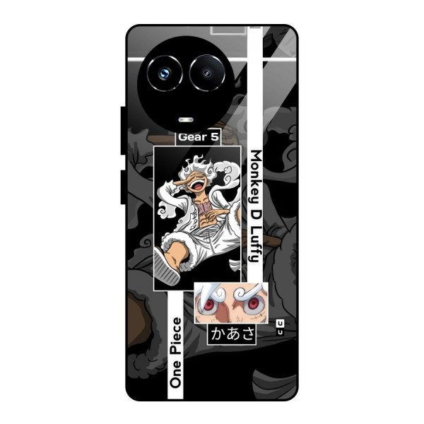Monkey D luffy New Gear Glass Back Case for Realme 11X