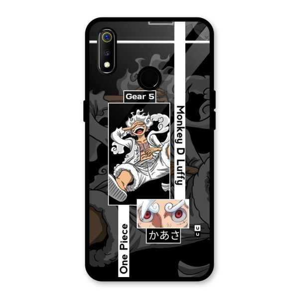 Monkey D luffy New Gear Glass Back Case for Realme 3