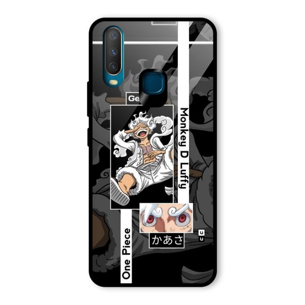 Monkey D luffy New Gear Glass Back Case for Vivo Y12