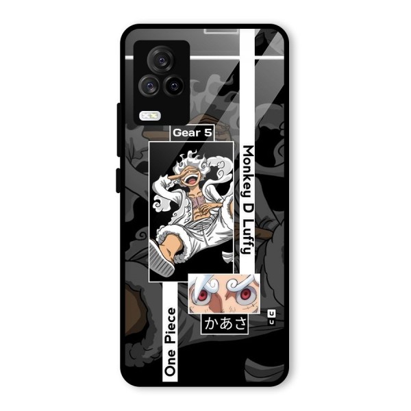 Monkey D luffy New Gear Glass Back Case for Vivo iQOO 7 Legend 5G