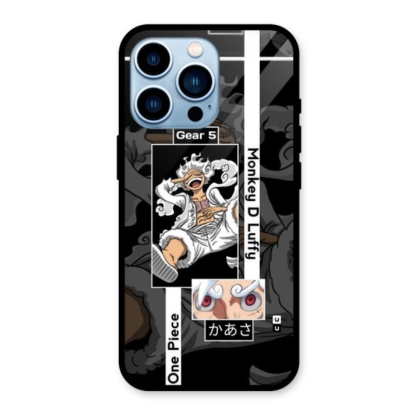 Monkey D luffy New Gear Glass Back Case for iPhone 13 Pro
