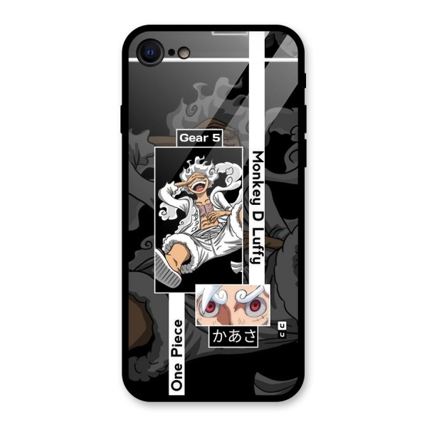 Monkey D luffy New Gear Glass Back Case for iPhone SE 2020
