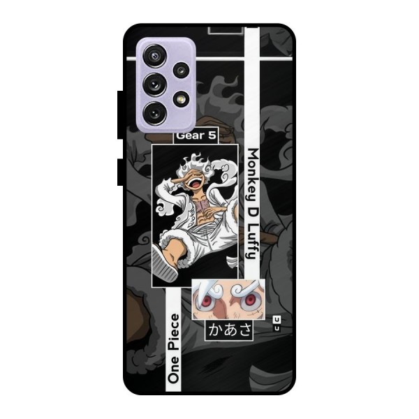 Monkey D luffy New Gear Metal Back Case for Galaxy A72