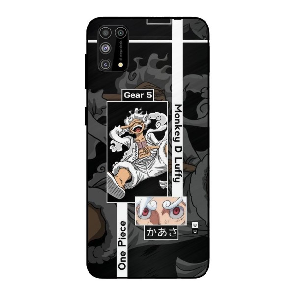 Monkey D luffy New Gear Metal Back Case for Galaxy F41