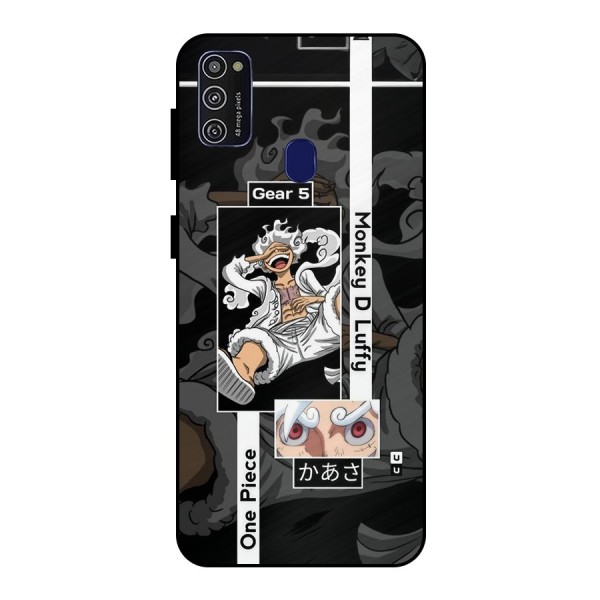 Monkey D luffy New Gear Metal Back Case for Galaxy M30s