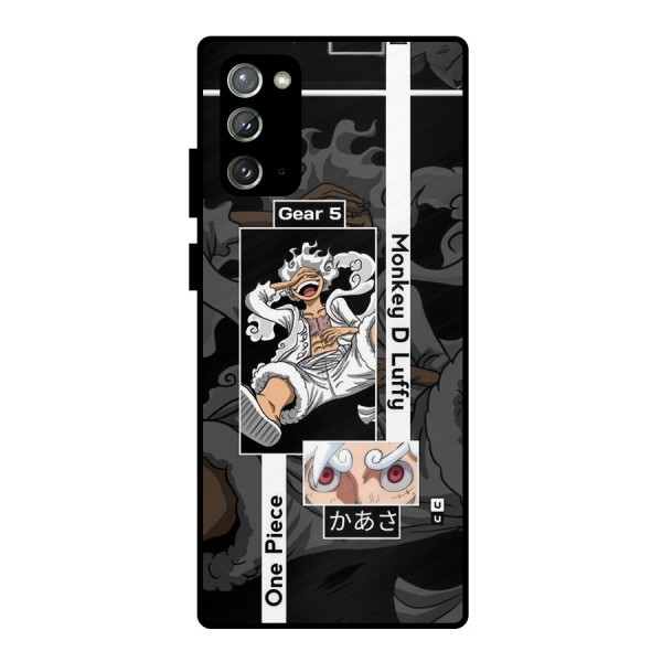 Monkey D luffy New Gear Metal Back Case for Galaxy Note 20