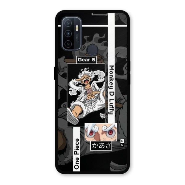Monkey D luffy New Gear Metal Back Case for Oppo A53