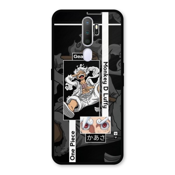 Monkey D luffy New Gear Metal Back Case for Oppo A5 (2020)