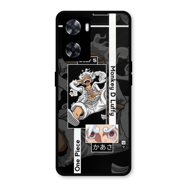 Monkey D luffy New Gear Metal Back Case for Oppo A77