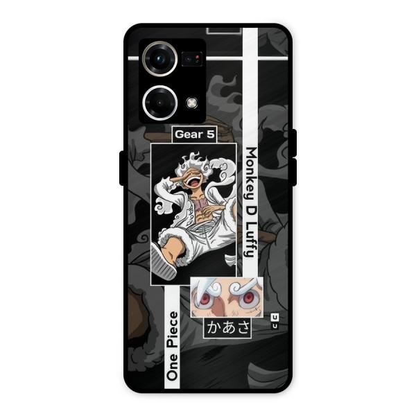 Monkey D luffy New Gear Metal Back Case for Oppo F21 Pro 4G