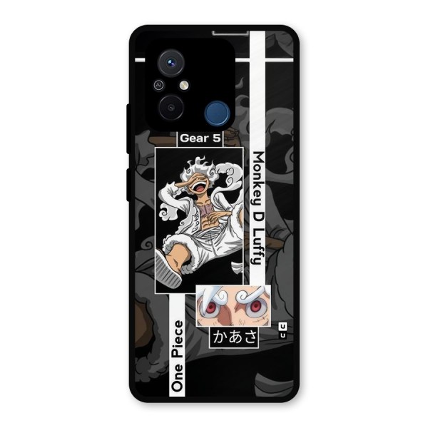 Monkey D luffy New Gear Metal Back Case for Redmi 12C