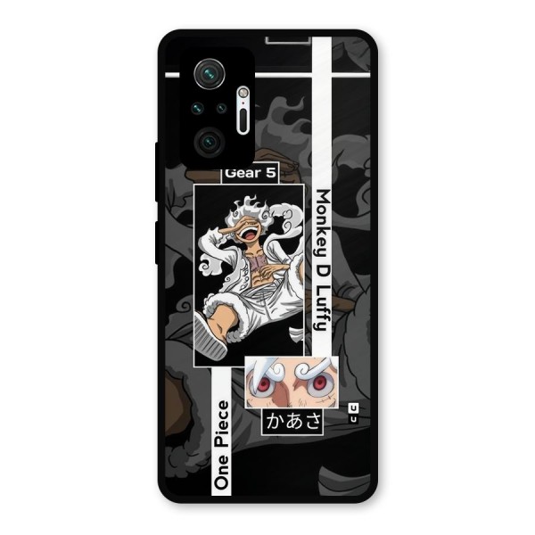 Monkey D luffy New Gear Metal Back Case for Redmi Note 10 Pro
