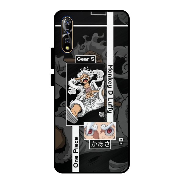 Monkey D luffy New Gear Metal Back Case for Vivo S1