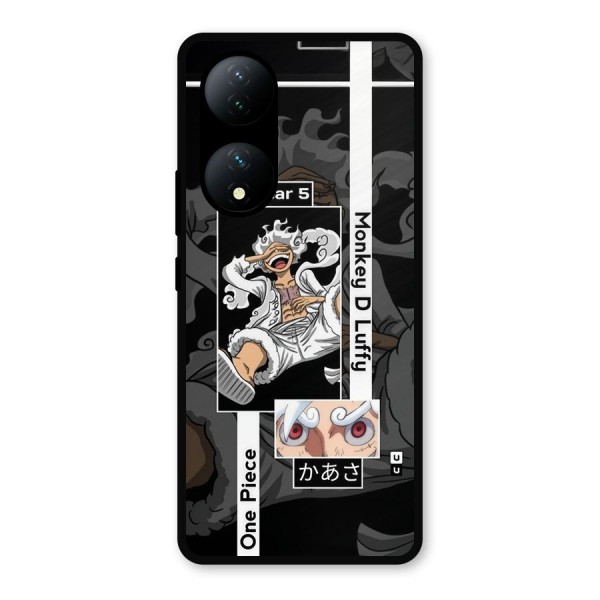 Monkey D luffy New Gear Metal Back Case for Vivo Y100