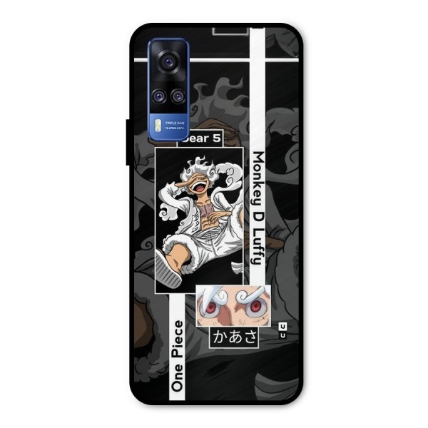 Monkey D luffy New Gear Metal Back Case for Vivo Y31